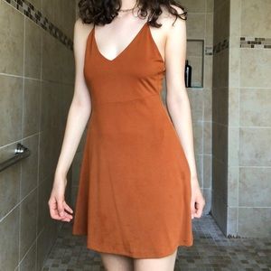 Pumpkin-colored Forever21 Dress